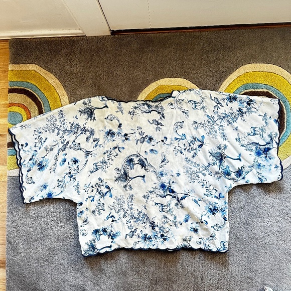 Johnny Was Silk Blouse - Picture 2 of 3